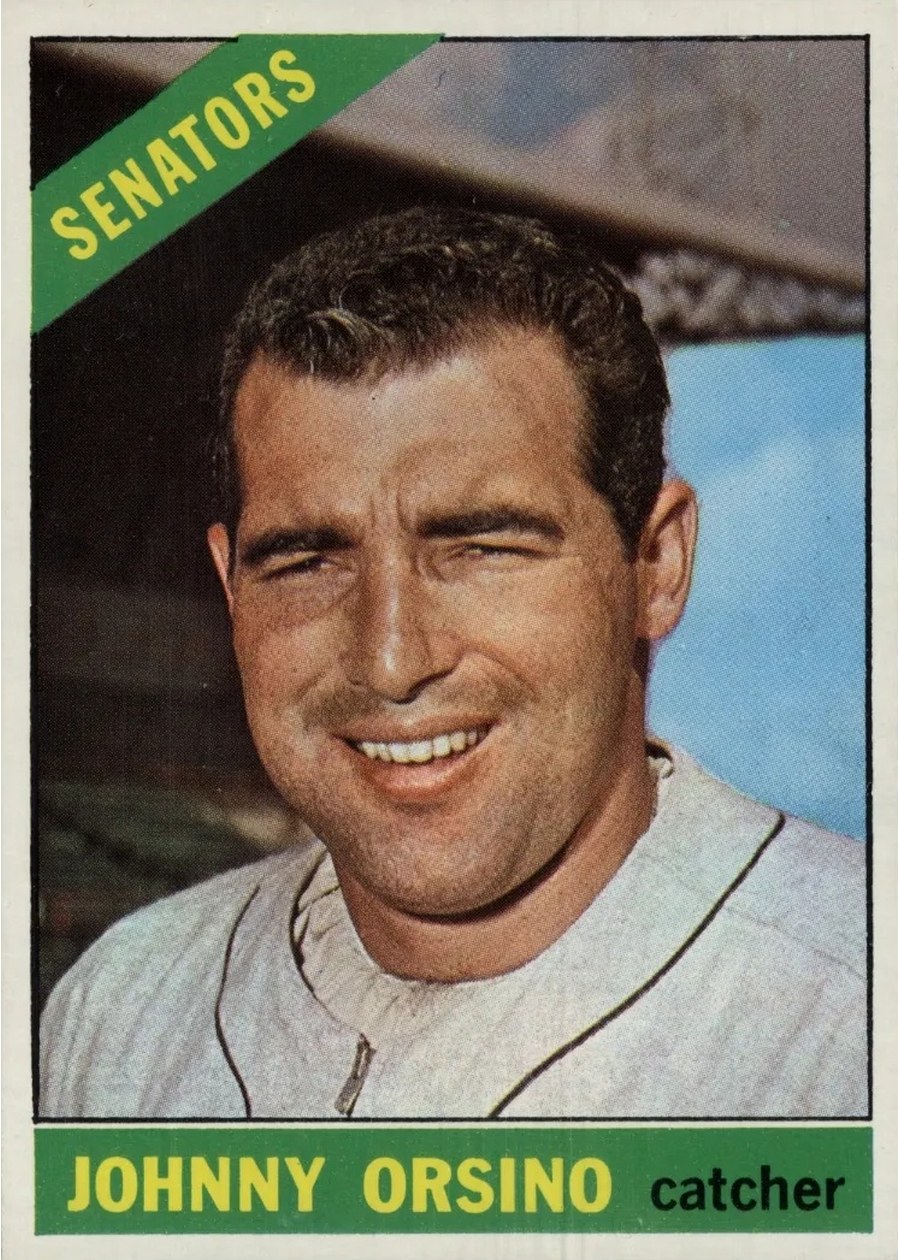 1966 Topps #77 Johnny Orsino, Washington Senators
