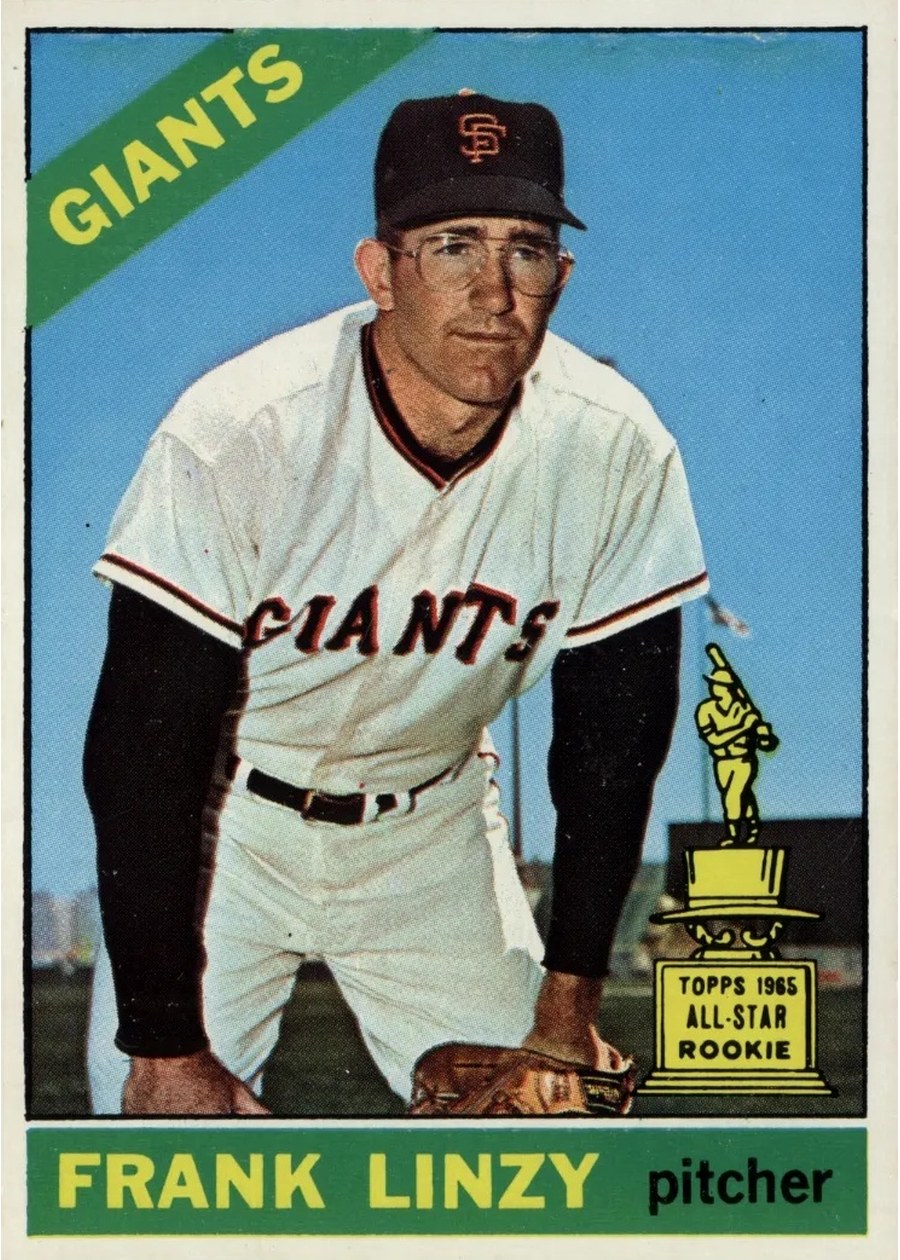 1966 Topps #78 Frank Linzy, San Francisco Giants