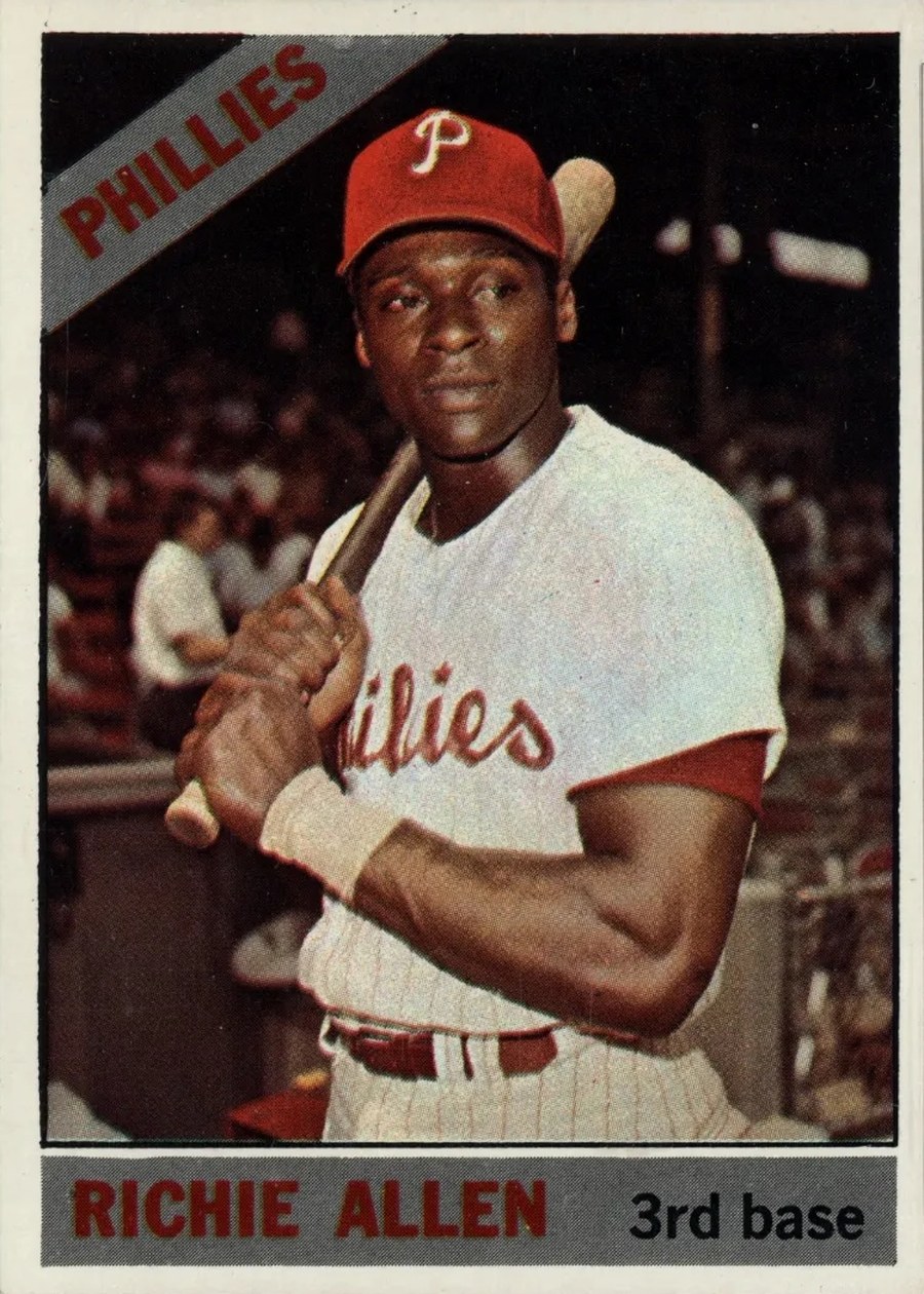 1966 Topps #80 Richie Allen, Philadelphia Phillies