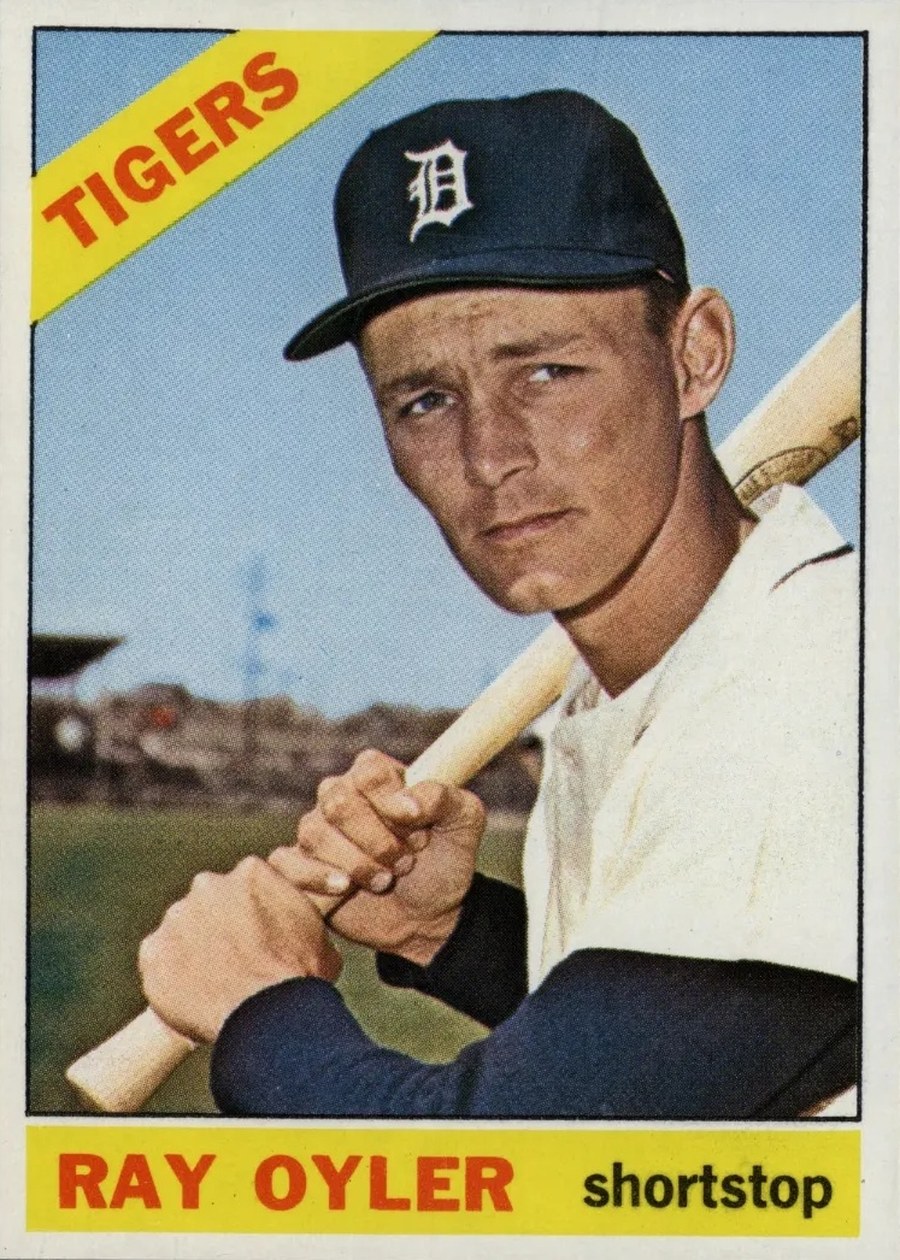 1966 Topps #81 Ray Oyler, Detroit Tigers