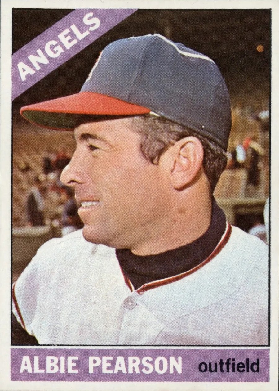 1966 Topps #83 Albie Pearson, California Angels