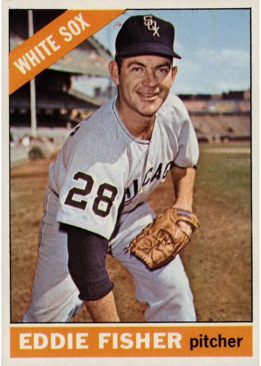 1966 Topps #85 Eddie Fisher, Chicago White Sox