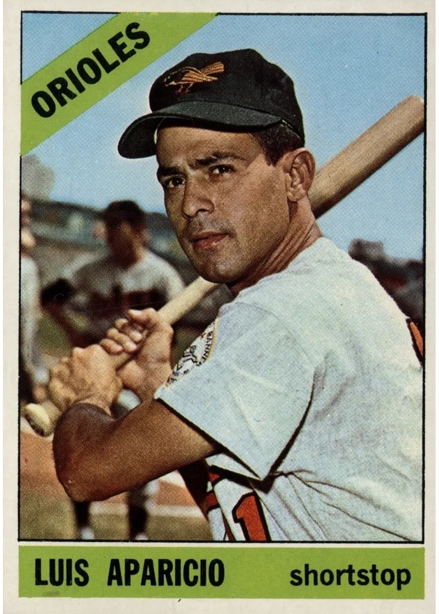 1966 Topps #90 Luis Aparicio, Baltimore Orioles