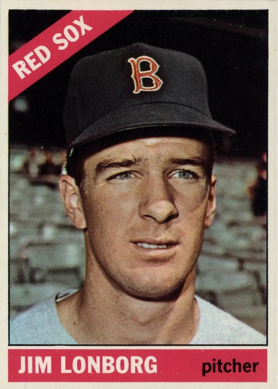 1966 Topps #93 Jim Lonborg, Boston Red Sox