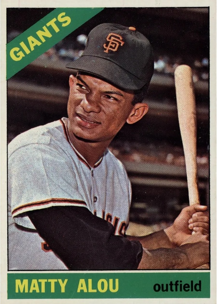 1966 Topps #94 Matty Alou, San Francisco Giants