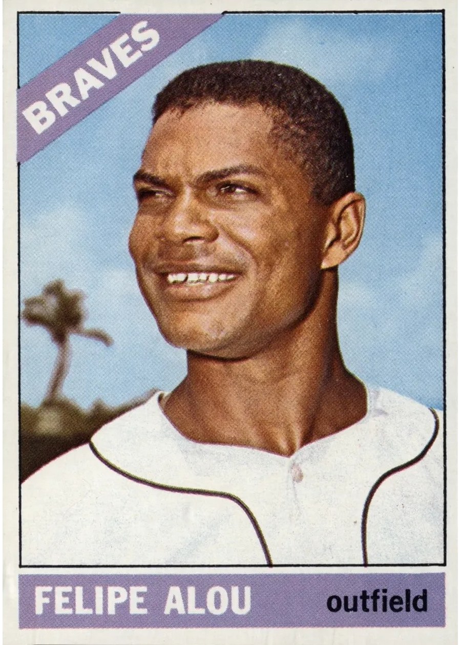1966 Topps #96 Felipe Alou, Atlanta Braves