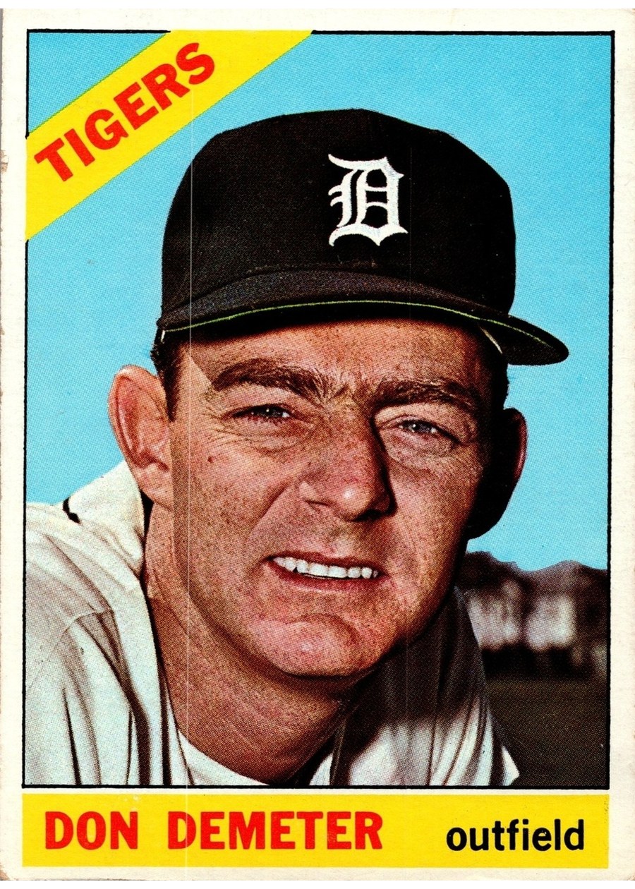 1966 Topps #98 Don Demeter, Detroit Tigers