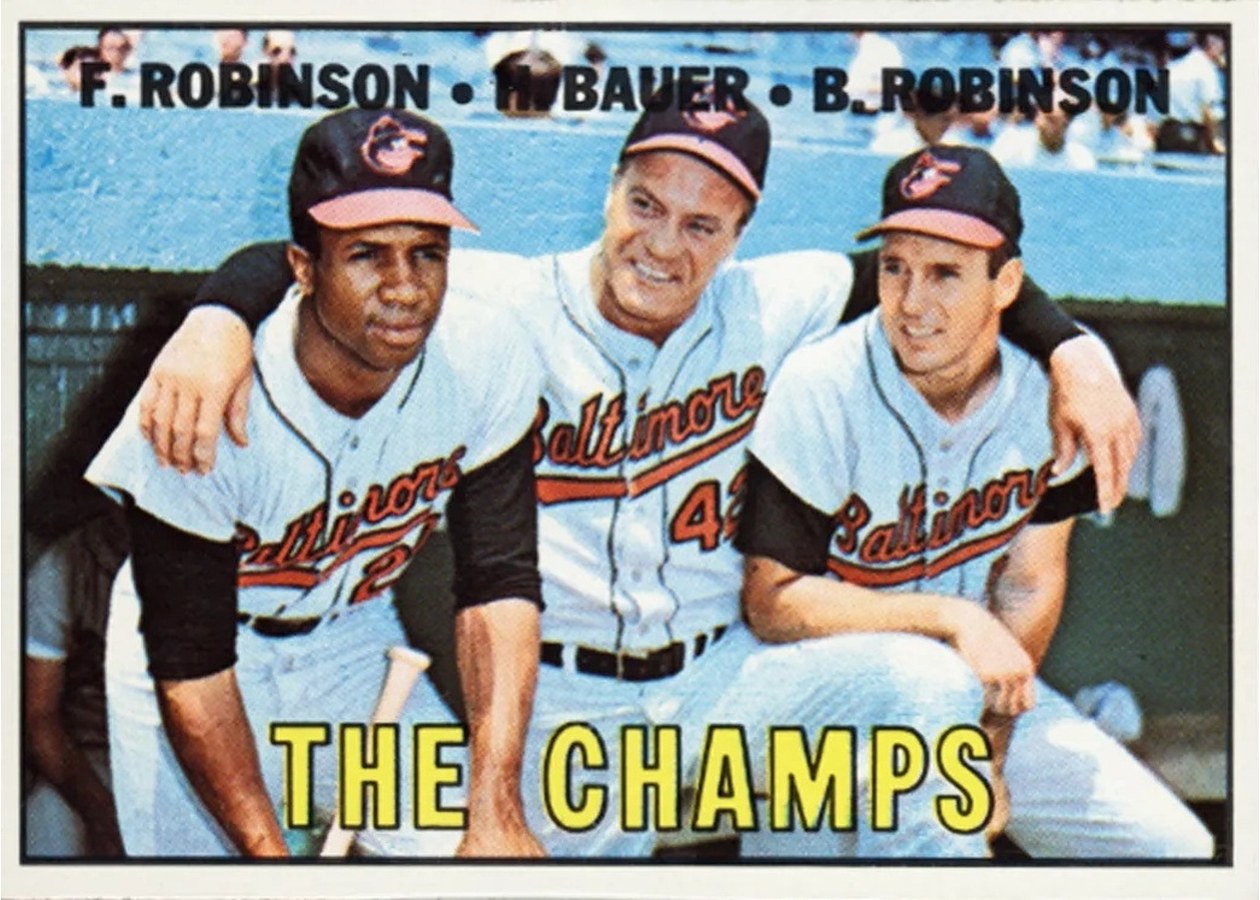 1967 Topps #1 The Champs, Baltimore Orioles