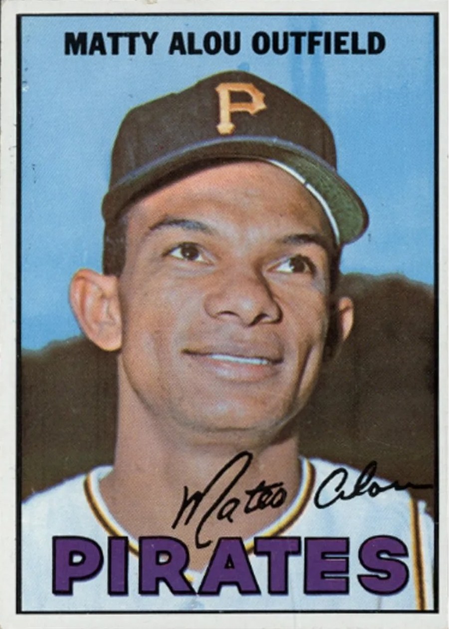 1967 Topps #10 Matty Alou, Pittsburgh Pirates