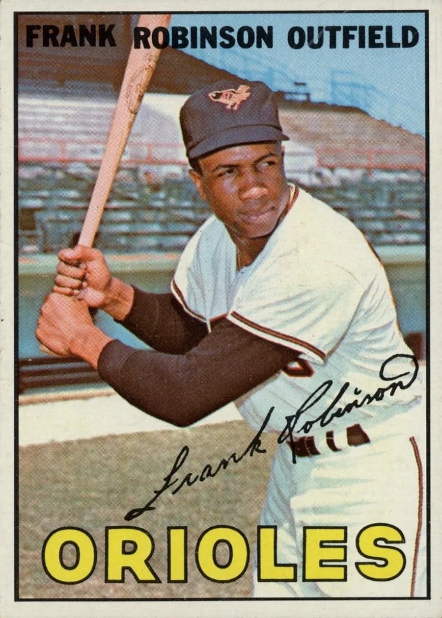 1967 Topps #100 Frank Robinson, Baltimore Orioles