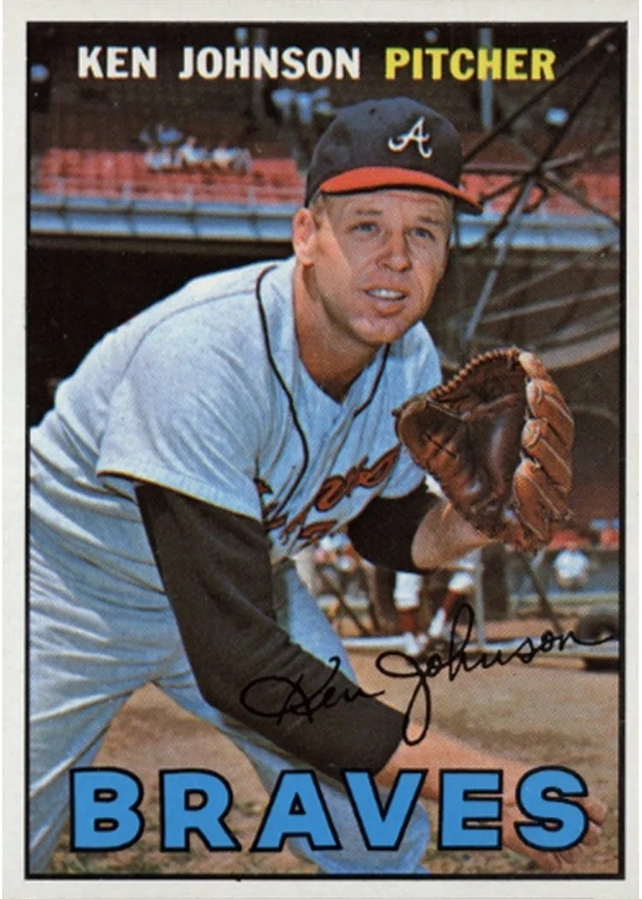 1967 Topps #101 Ken Johnson, Atlanta Braves