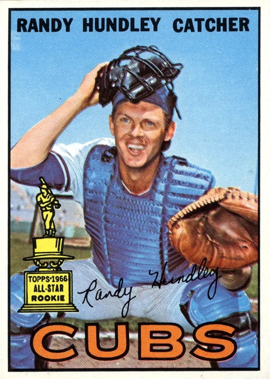 1967 Topps #106 Randy Hundley, Chicago Cubs