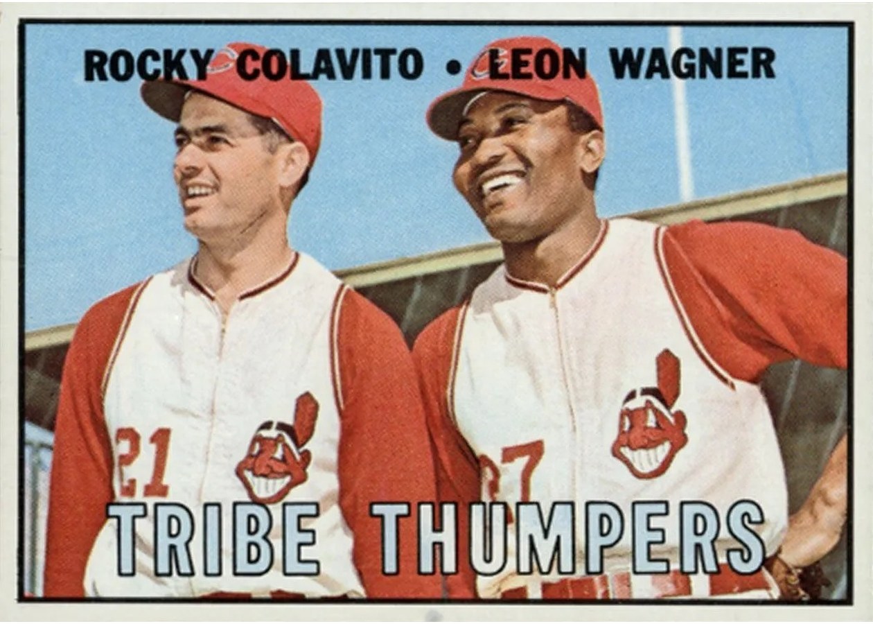1967 Topps #109 Tribe Thumpers, Cleveland Indians