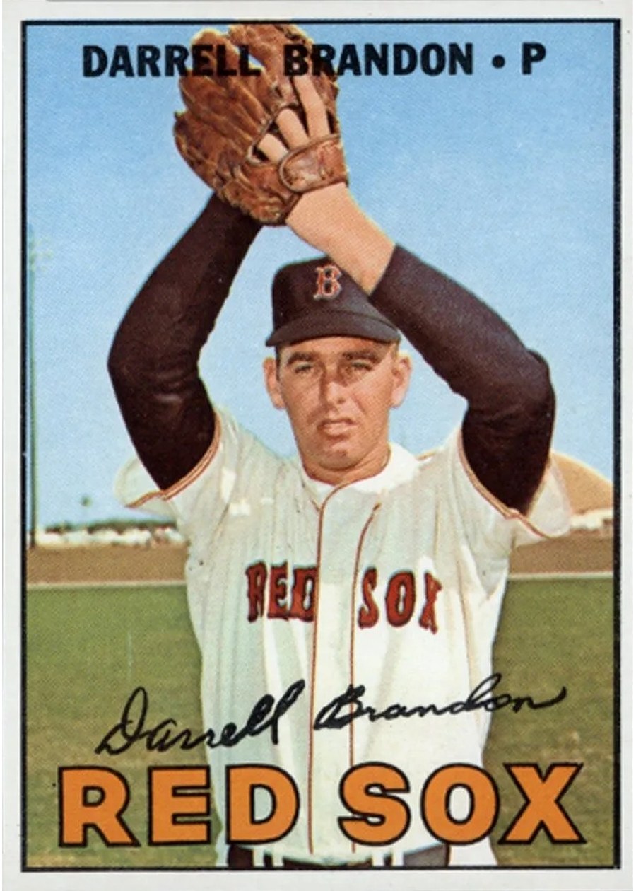 1967 Topps #117 Darrell Brandon, Boston Red Sox