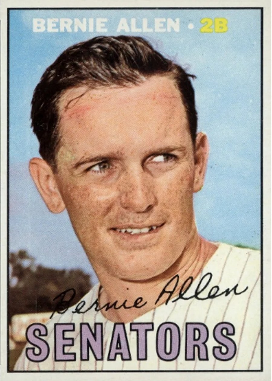 1967 Topps #118 Bernie Allen, Washington Senators