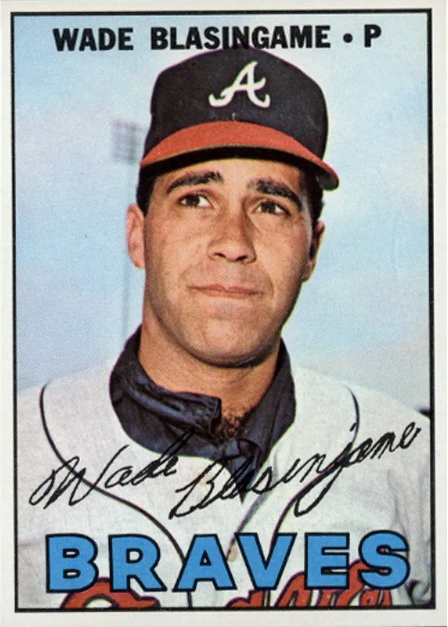 1967 Topps #119 Wade Blasingame, Atlanta Braves