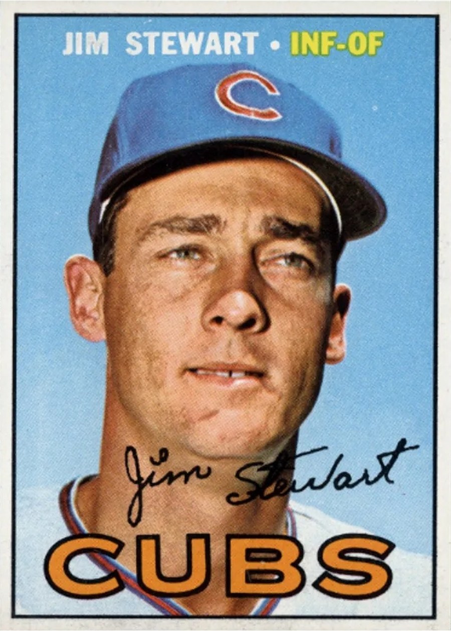 1967 Topps #124 Jim Stewart, Chicago Cubs