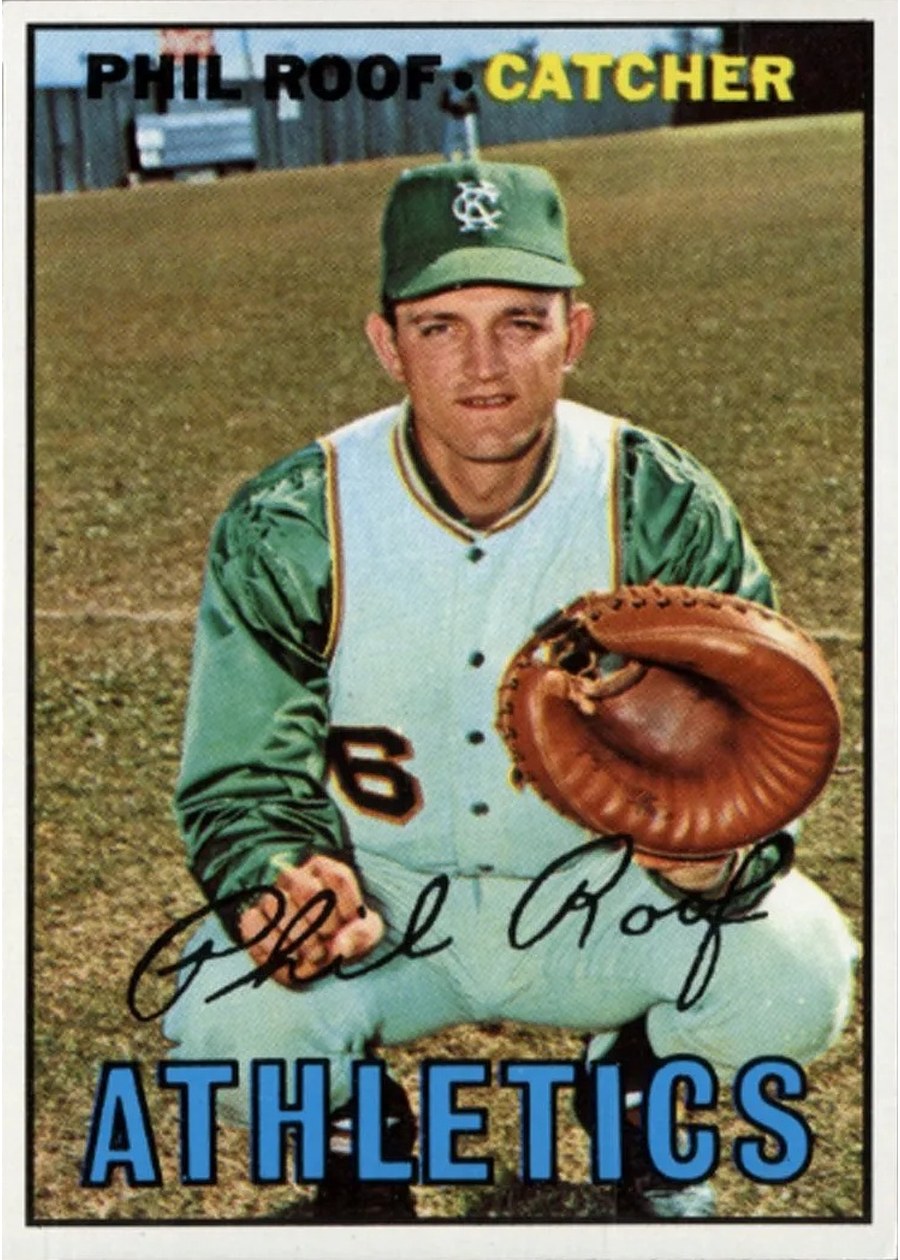 1967 Topps #129 Phil Roof, Kansas City Athletics