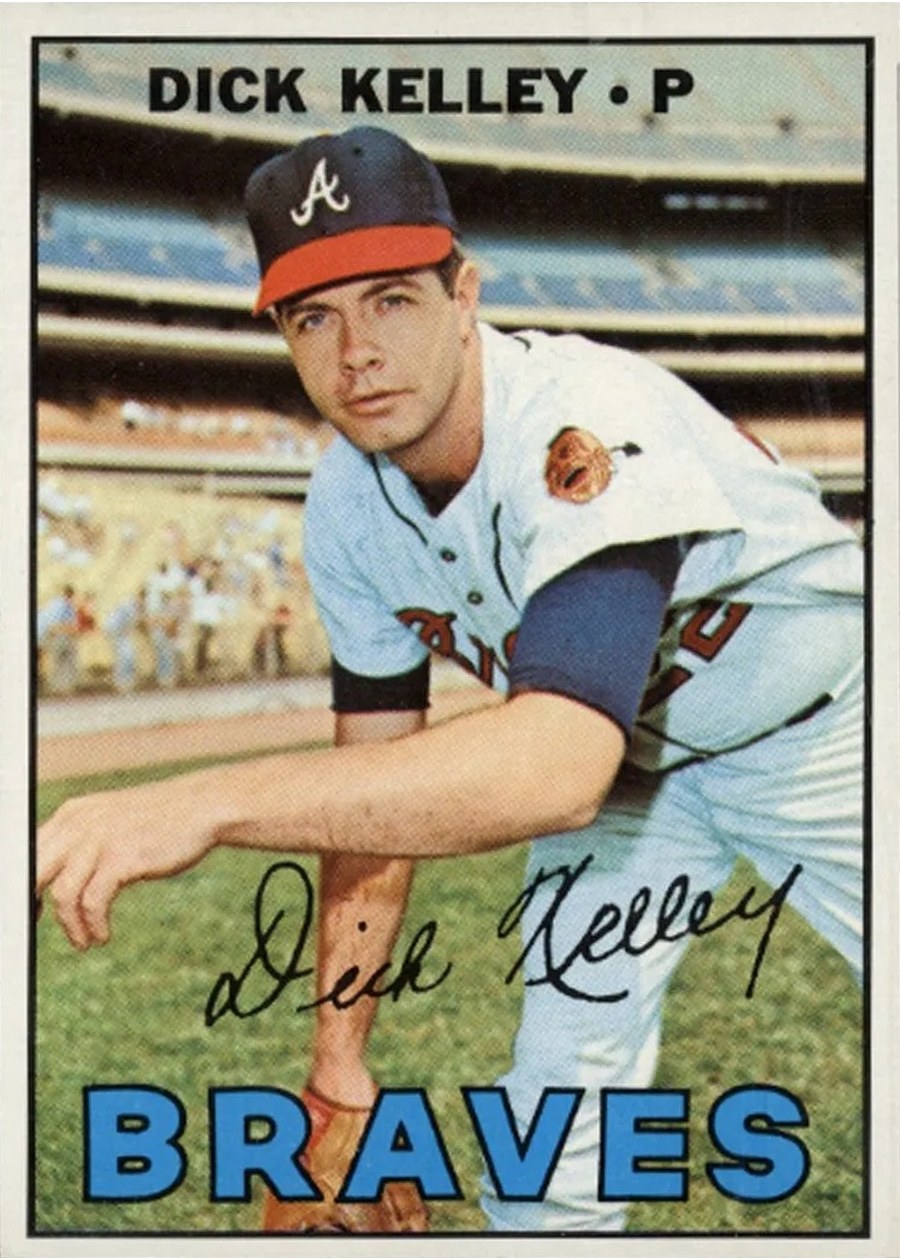 1967 Topps #138 Dick Kelley, Atlanta Braves