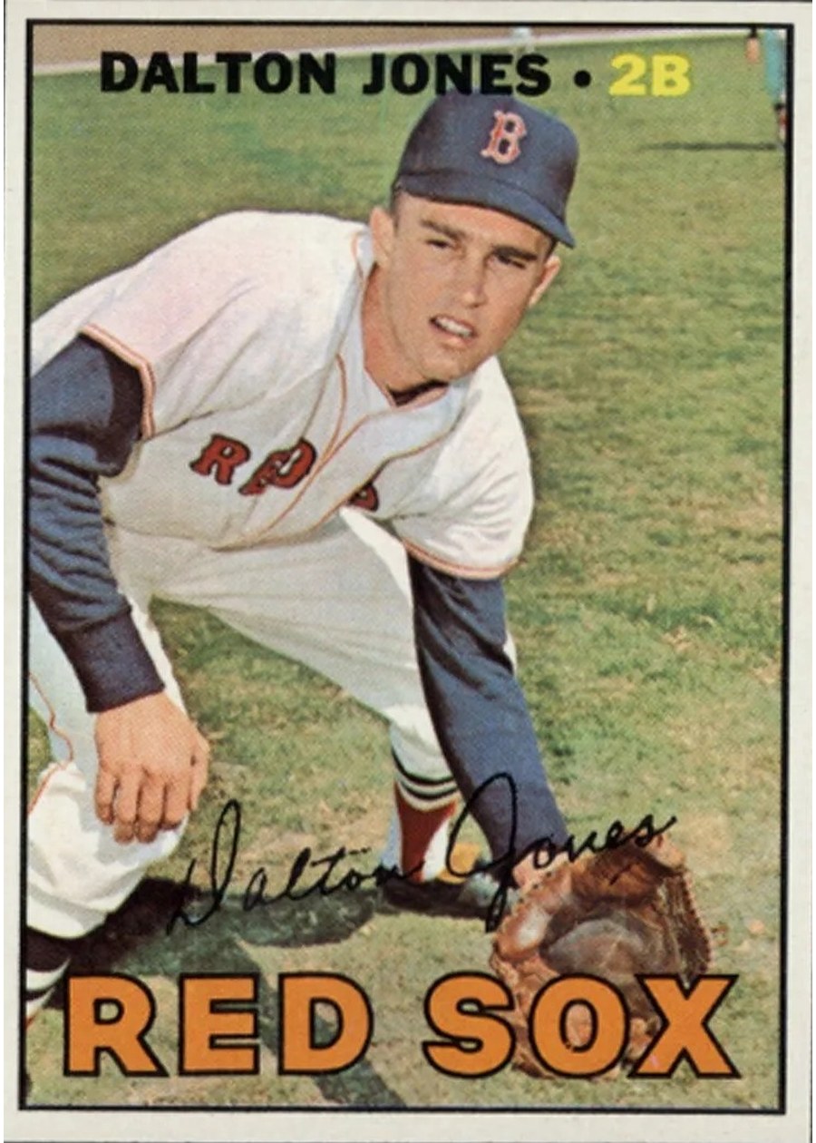 1967 Topps #139 Dalton Jones, Boston Red Sox
