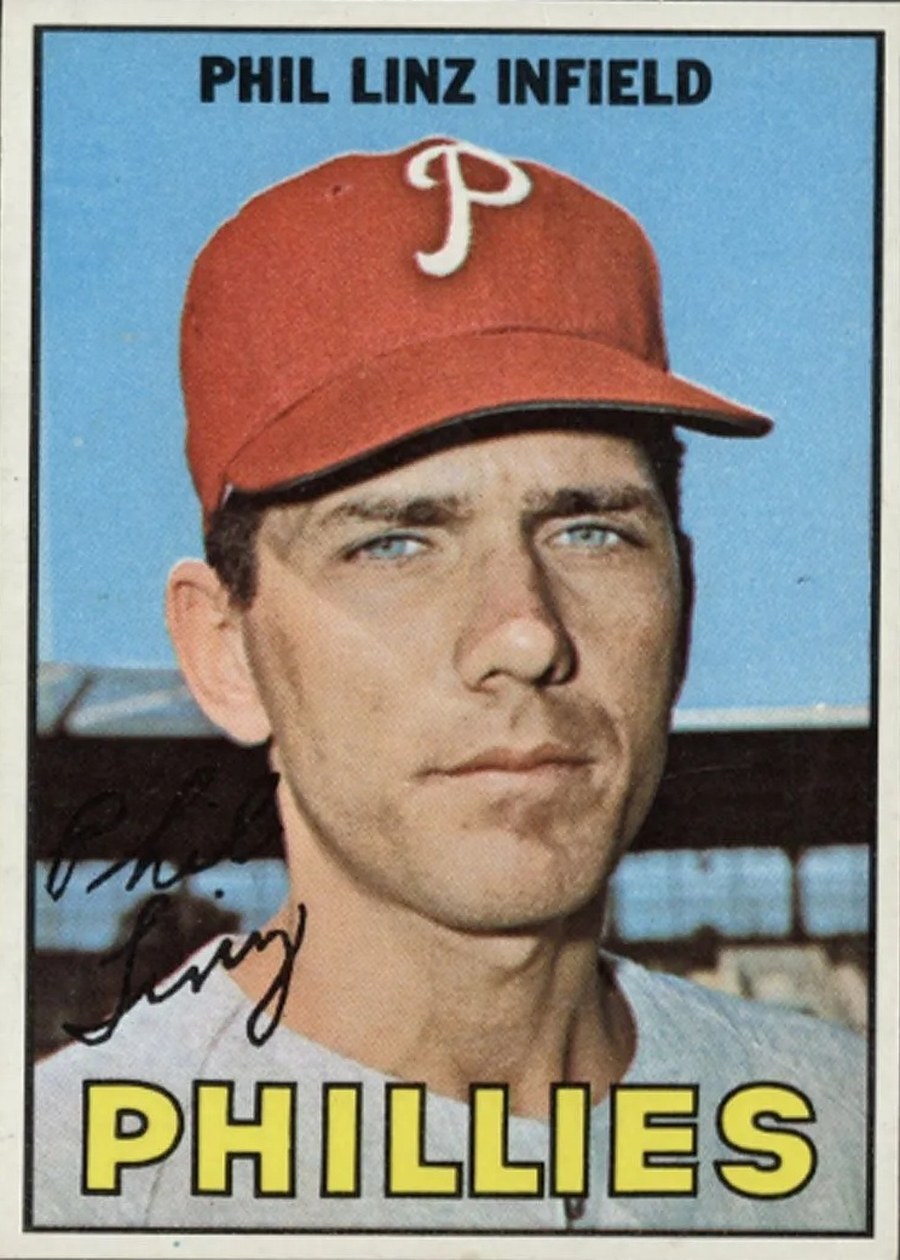 1967 Topps #14 Phil Linz, Philadelphia Phillies
