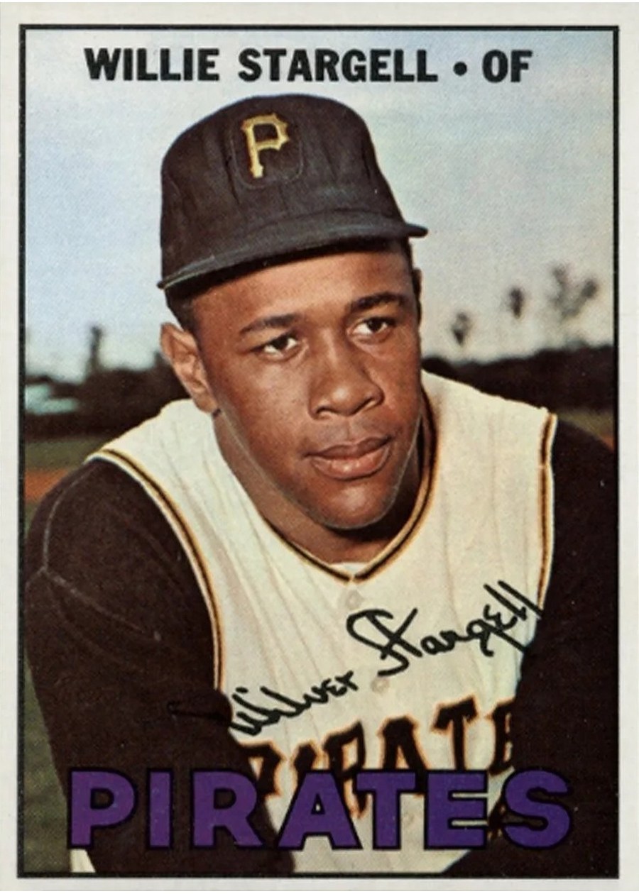 1967 Topps #140 Willie Stargell, Pittsburgh Pirates