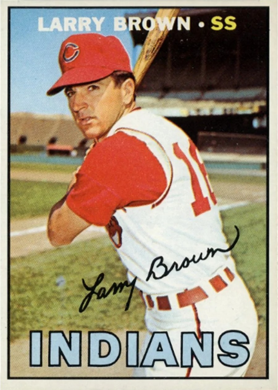 1967 Topps #145 Larry Brown, Cleveland Indians