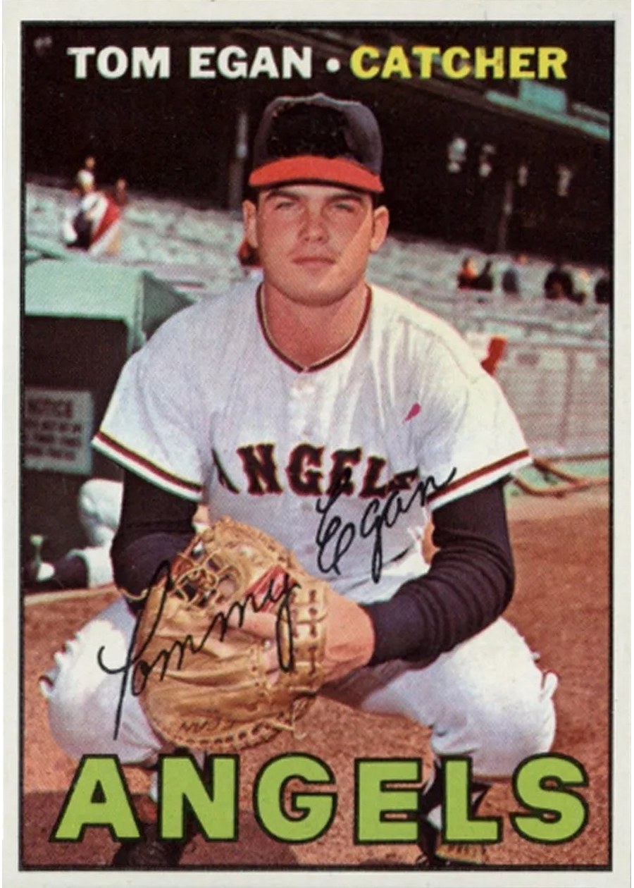 1967 Topps #147 Tom Egan, California Angels