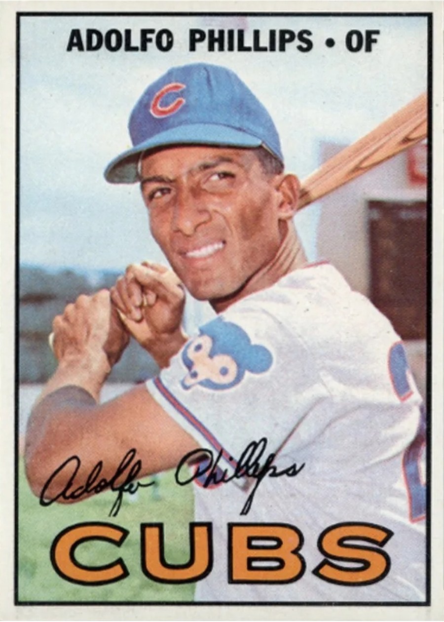 1967 Topps #148 Adolfo Phillips, Chicago Cubs