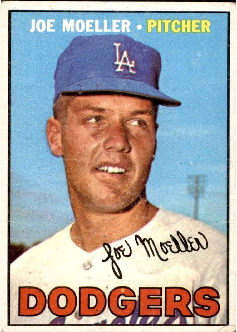 1967 Topps #149 Joe Moeller, Los Angeles Dodgers