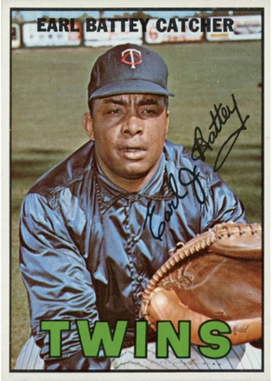 1967 Topps #15 Earl Battey, Minnesota Twins