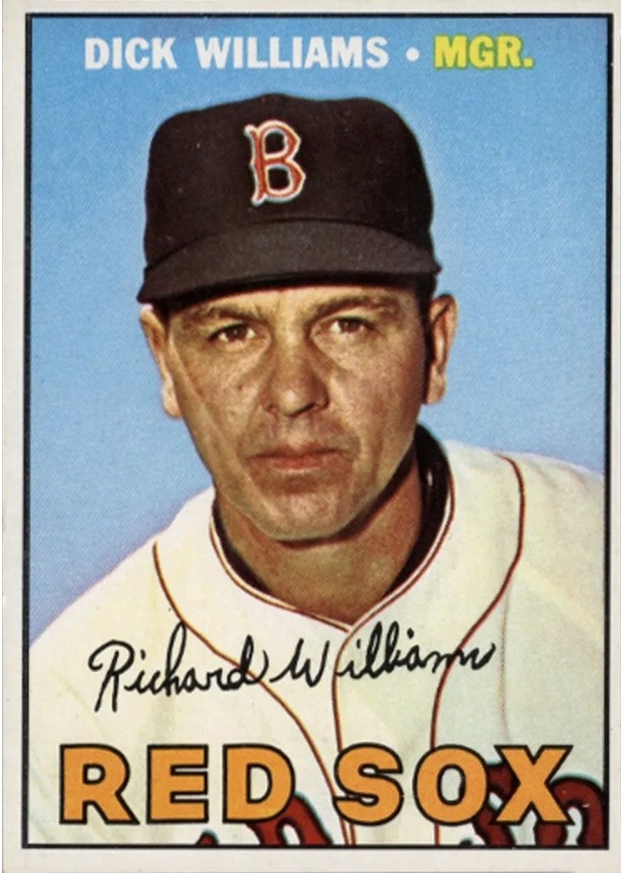 1967 Topps #161 Dick Williams, Boston Red Sox