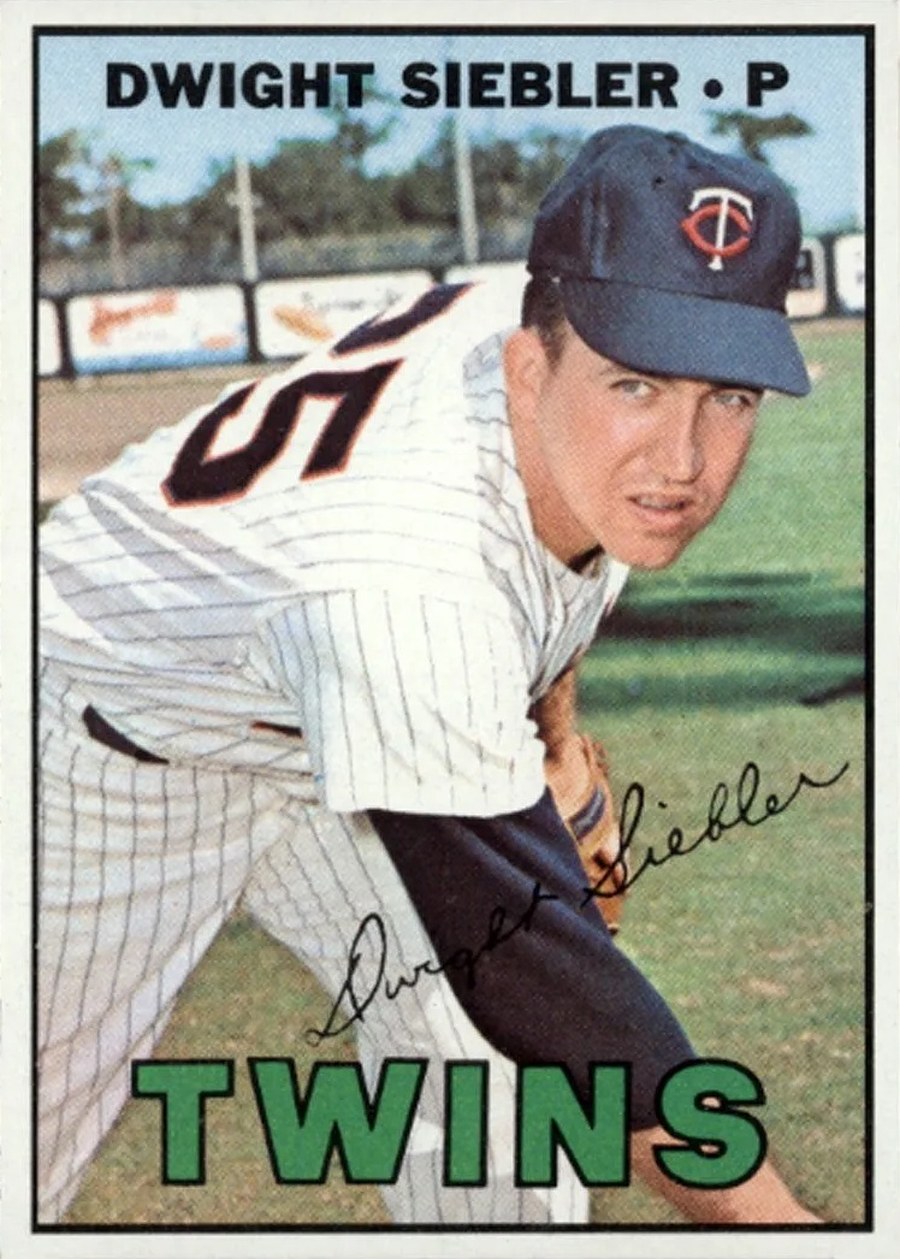 1967 Topps #164 Dwight Siebler, Minnesota Twins