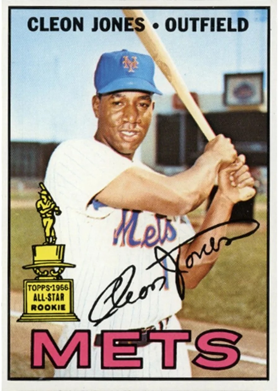 1967 Topps #165 Cleon Jones, New York Mets