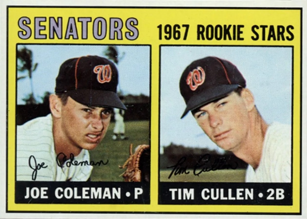 1967 Topps #167 Senators 1967 Rookie Stars, Washington Senators