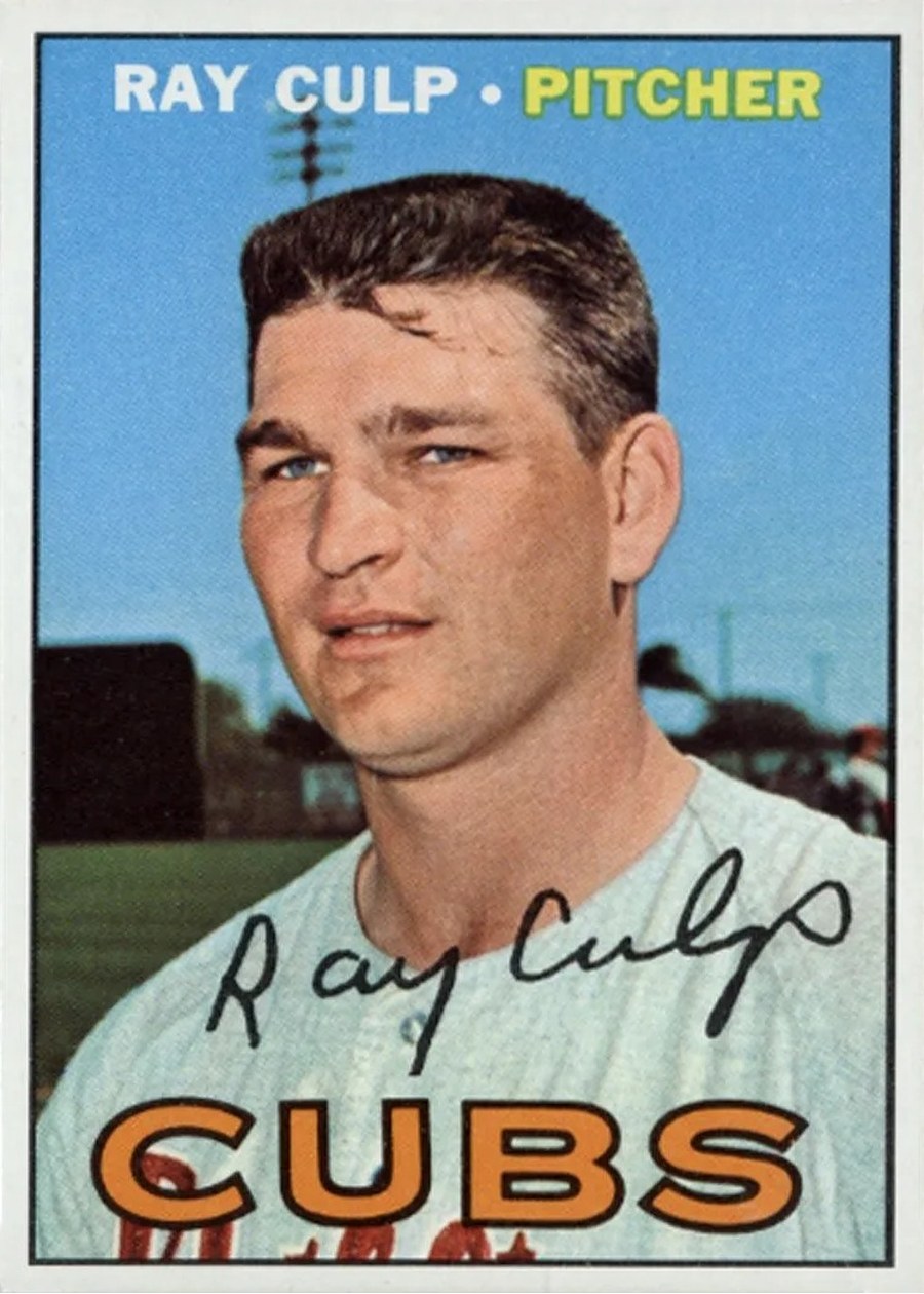 1967 Topps #168 Ray Culp, Chicago Cubs
