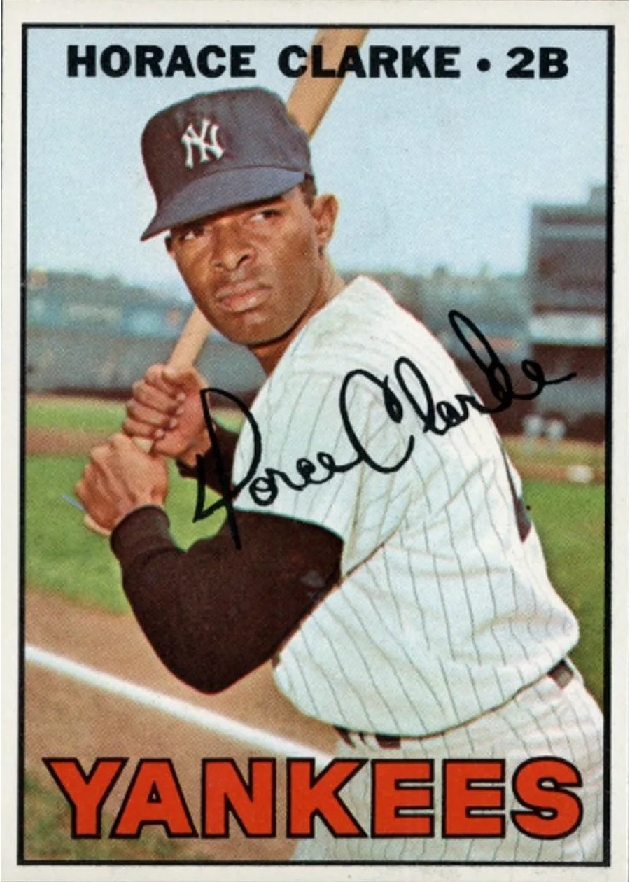 1967 Topps #169 Horace Clarke, New York Yankees
