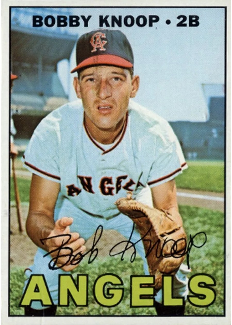1967 Topps #175 Bobby Knoop, California Angels