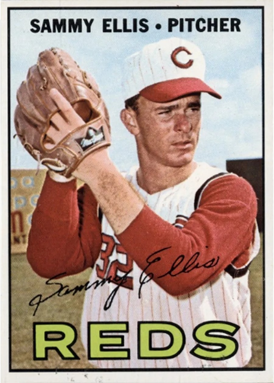 1967 Topps #176 Sammy Ellis, Cincinnati Reds