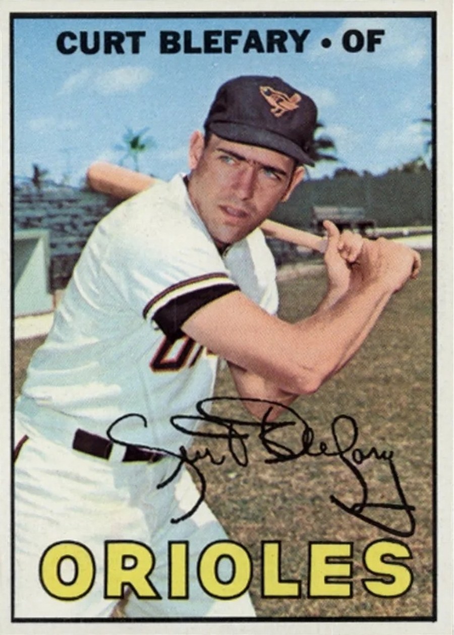 1967 Topps #180 Curt Blefary, Baltimore Orioles