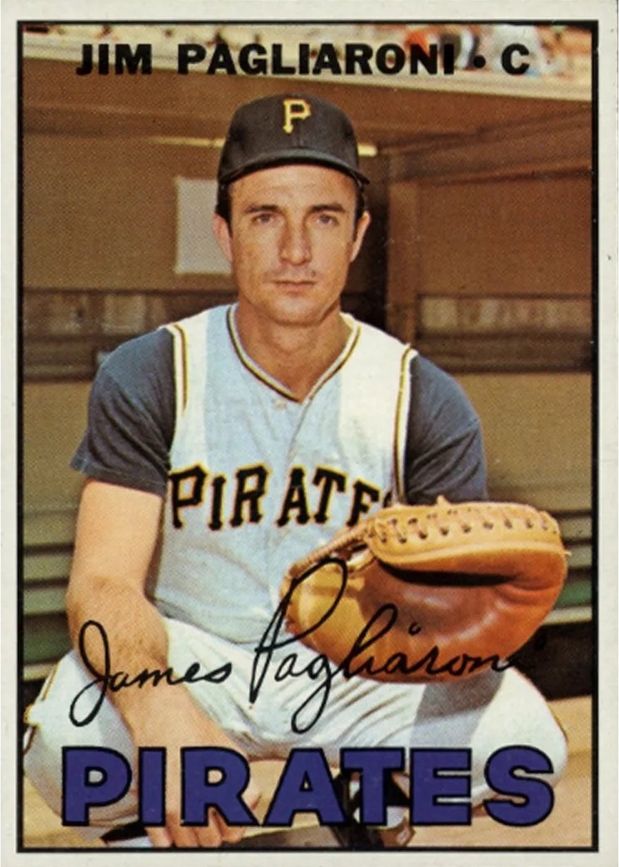 1967 Topps #183 Jim Pagliaroni, Pittsburgh Pirates