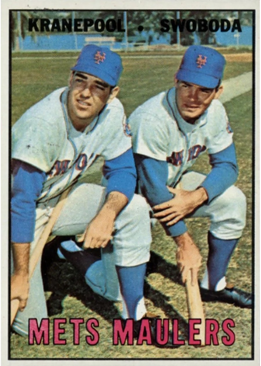 1967 Topps #186 Mets Maulers, New York Mets