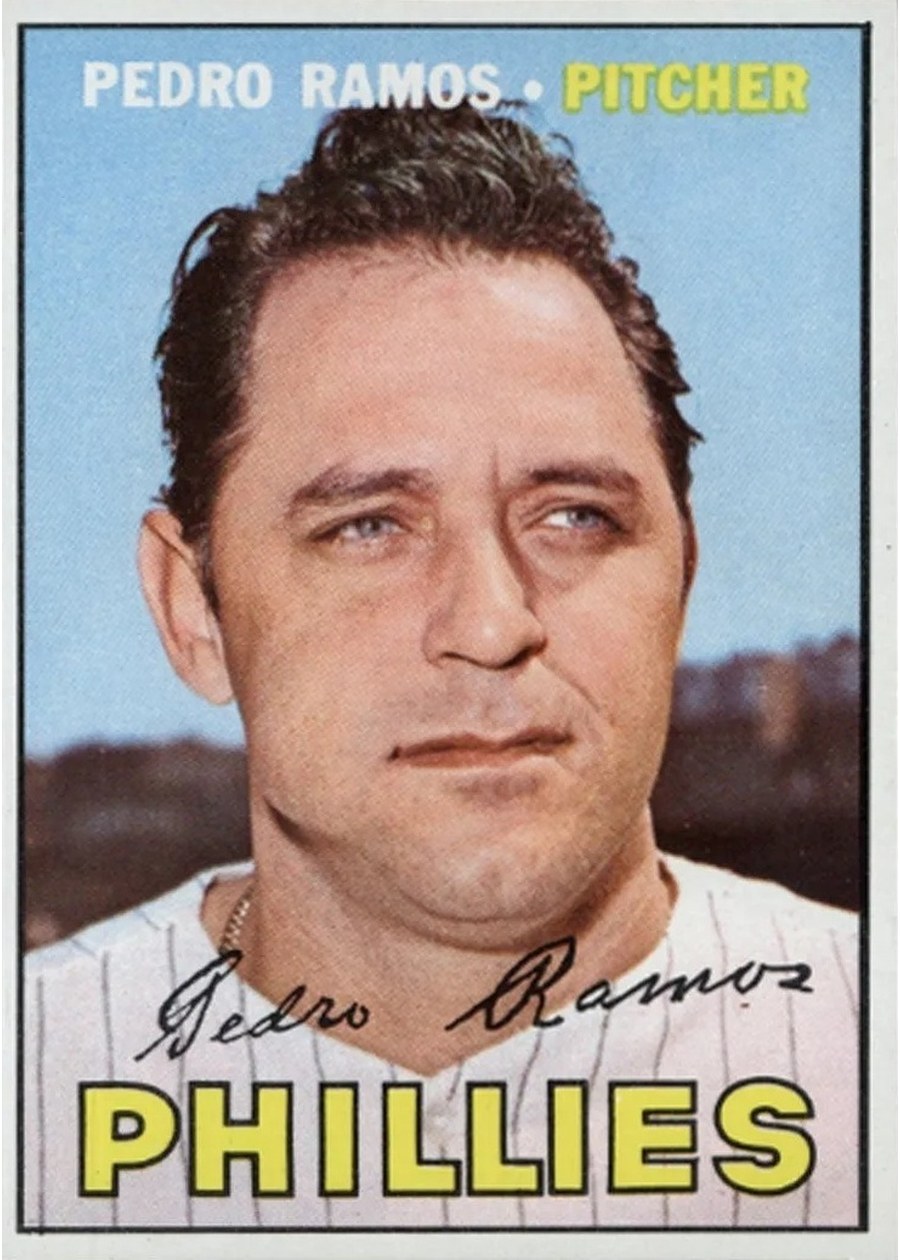 1967 Topps #187 Pedro Ramos, Philadelphia Phillies