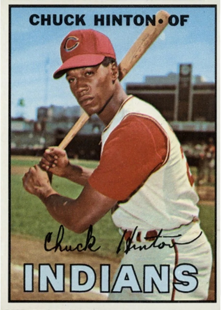 1967 Topps #189 Chuck Hinton, Cleveland Indians