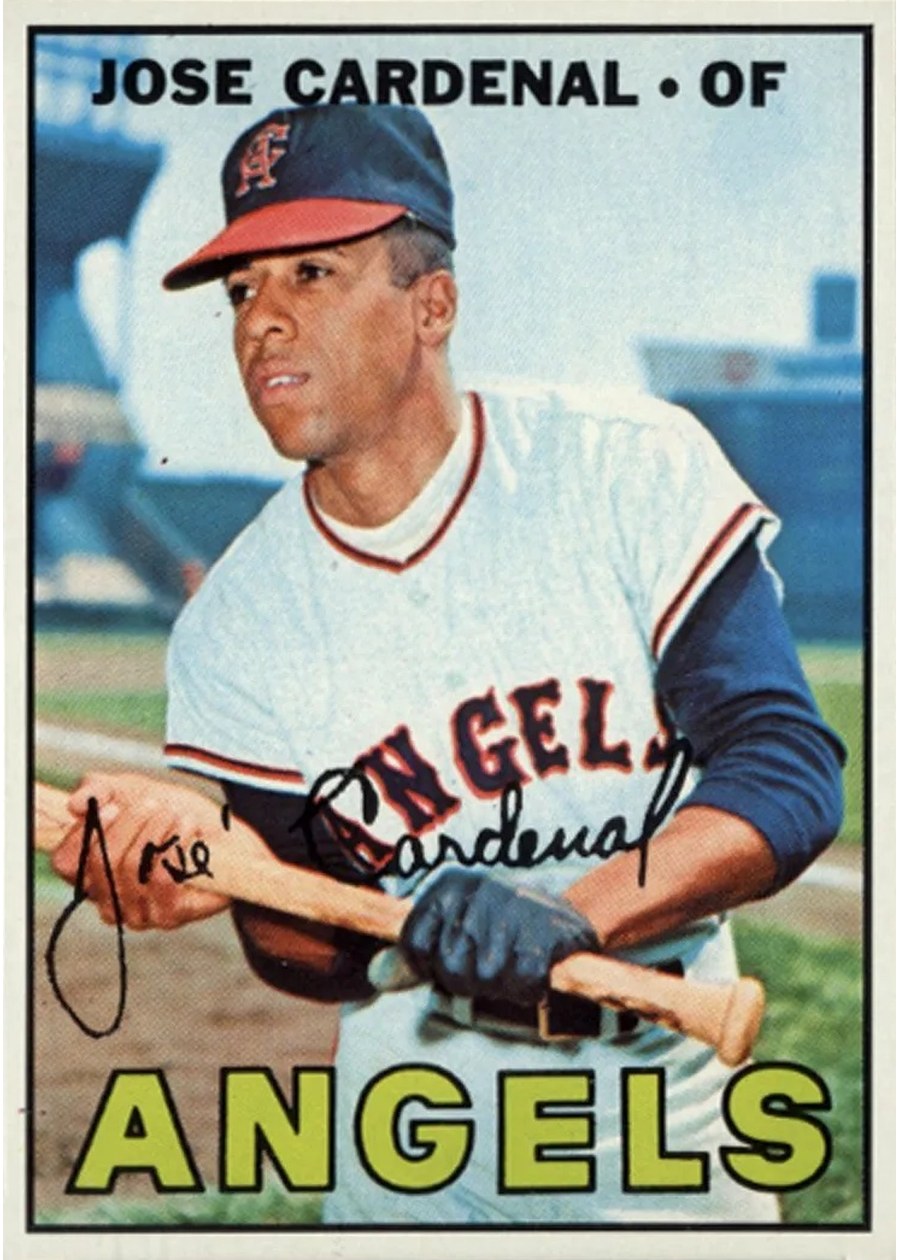 1967 Topps #193 Jose Cardenal, California Angels
