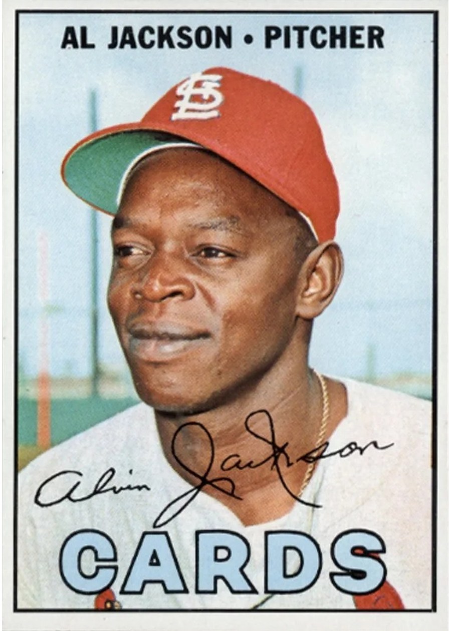 1967 Topps #195 Al Jackson, St. Louis Cardinals