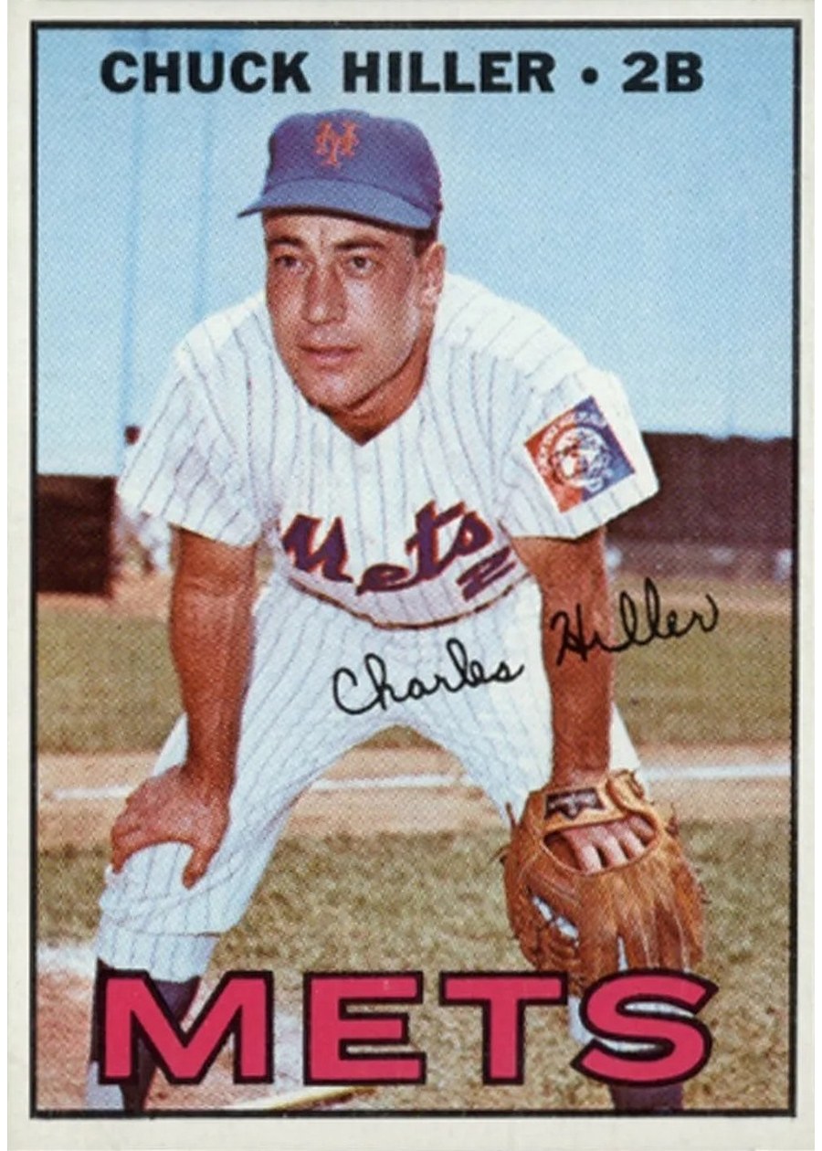 1967 Topps #198 Chuck Hiller, New York Mets