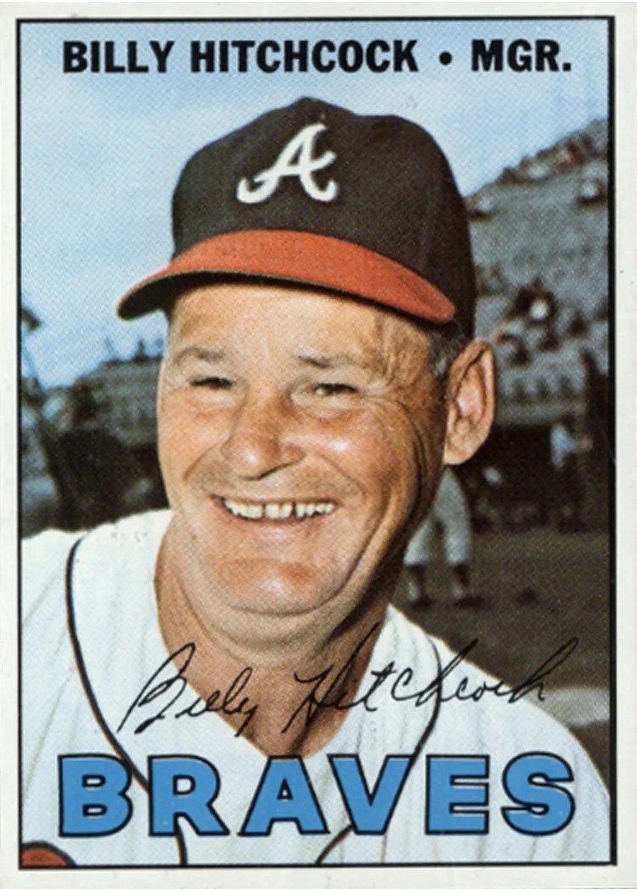1967 Topps #199 Billy Hitchcock, Atlanta Braves