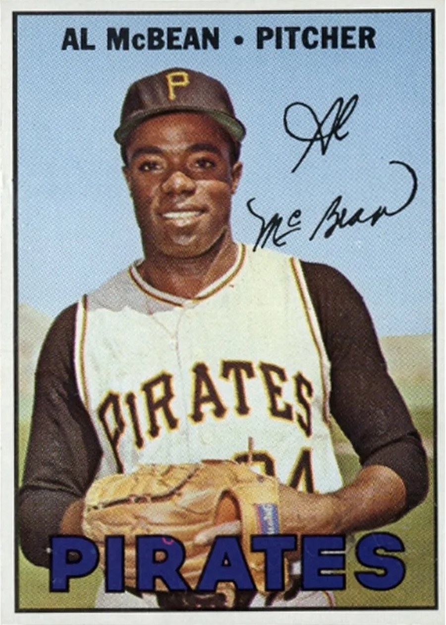 1967 Topps #203 Al McBean, Pittsburgh Pirates