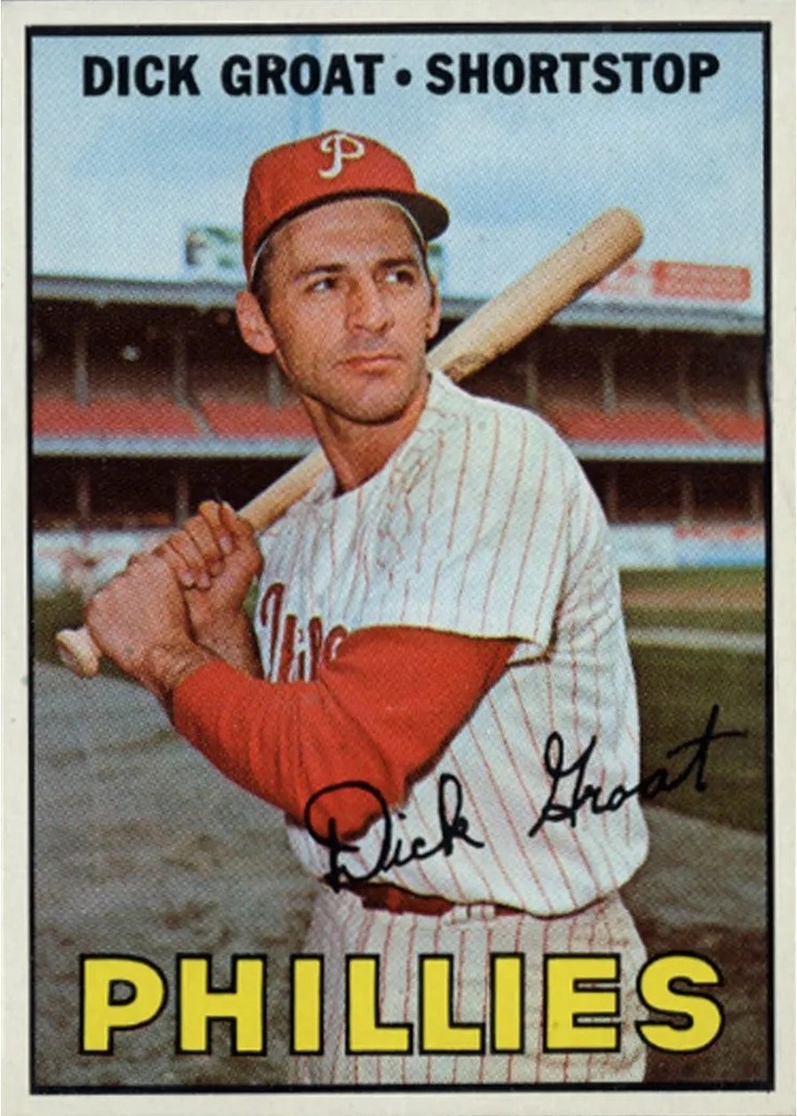 1967 Topps #205 Dick Groat, Philadelphia Phillies